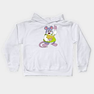 Mouse as Teacher with Book Kids Hoodie